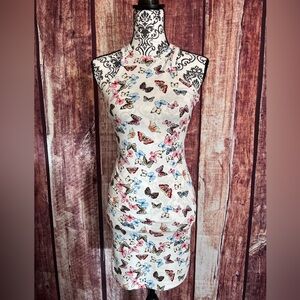 Popular 21 | Chic Butterfly Print Mini Dress